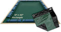 Buffalo Blizzard Supreme Plus 18 ft x 40 ft Rectangular Winter Pool Cover | Green/Black | Heavy Duty for Above Ground Swimming Pools | Easy Install | Cold & UV Resistant | Seasonal Debris Protection