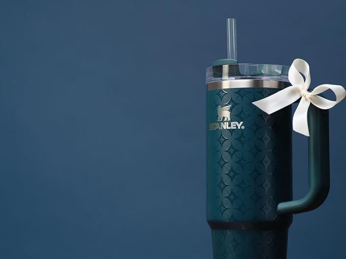 STANLEY Quencher H2.0 Flow State Tumbler, 40 oz, Ponderosa Star | Handle and Straw | 3-Position Lid | Cup Holder Compatible for Travel | Insulated Stainless Steel Cup | BPA-Free