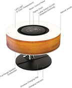 AMPULLA Tree of Aura Smart Bedside Lamp Table Lamp with Wireless Charge and Bluetooth Speaker Dimmable Nightstand Lamp for Bedroom