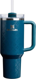 STANLEY Quencher H2.0 Flow State Tumbler, 40 oz, Ponderosa Star | Handle and Straw | 3-Position Lid | Cup Holder Compatible for Travel | Insulated Stainless Steel Cup | BPA-Free