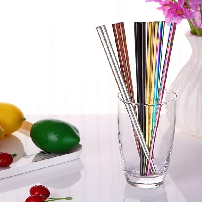 Stainless Steel Chopsticks,Reusable ,Dishwasher Safe , Easy to Use（3 PCS,golden）