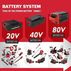 PowerSmart 80V 21-Inch Cordless Single Stage Snow Blower, 6.0Ah Battery&Charger