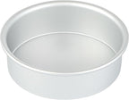 Restaurantware Aluminum Straight-Sided Cake Pan - Pack of 1 - Met Lux 6 x 2 Inches Round Baking Tin, Greaseproof, Even-Heating, Freezable - Anodized Aluminum Round Cake Pan Ideal For Baking