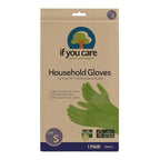 If You Care Small Cotton Flock Lined Protective Gloves, 1 Pair (Pack of 6)