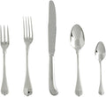 Fortessa San Marco 18/10 Stainless Steel Flatware, 5 Piece Place Setting, Service for 1