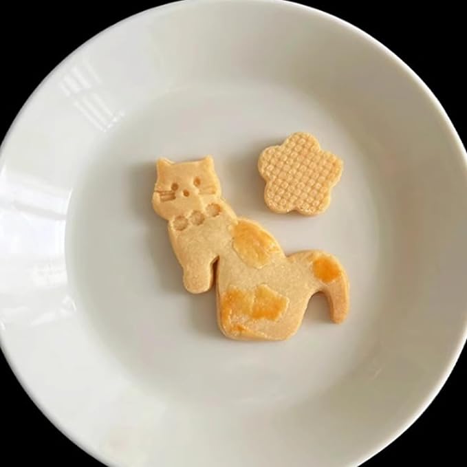Cats Coffee Cup Cookie Stamp Easy Dishwasher Safe for Professional and Home Bakers Alike Cats Shape Cookie Stamp
