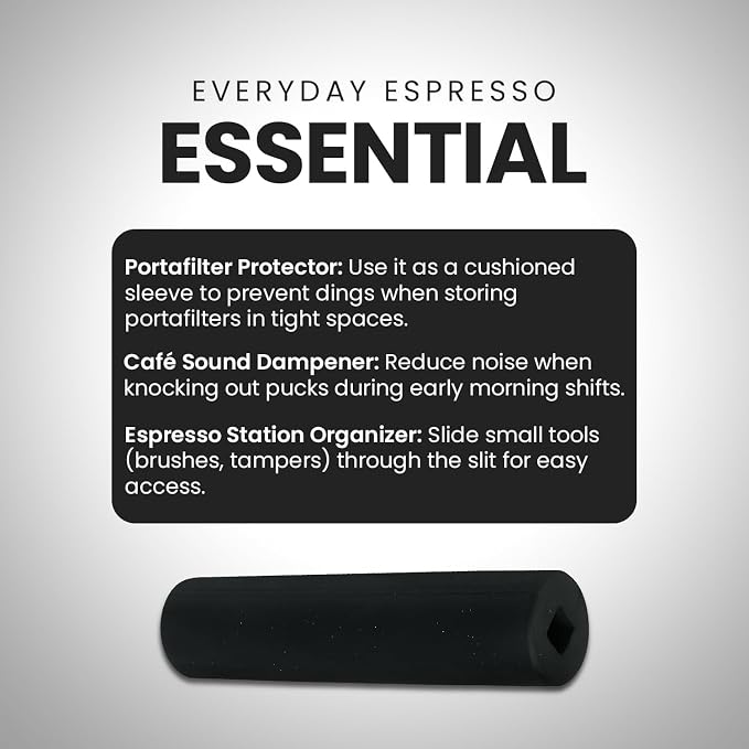 Rattleware Rubber Replacement Knock Box Bar Cover - Durable & Easy-to-Install Espresso Waste Solution, Fits Select Models with Welded Bars, Quality Design (6.25") - PACK OF 2