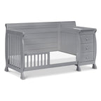 DaVinci Kalani 4-in-1 Convertibe Crib and Changer Combo in Gray