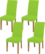 Dining Chair Covers, Stretch Seat Covers, Washable Furniture Protector | 4 Pack, Washable, Stretch Fit, Soft, Non Slip, Dining Chair Covers, Seat Protector, Furniture Cover,Easy Clean