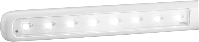 On My Desk Folding LED Rechargeable Lamp, 10.5", White