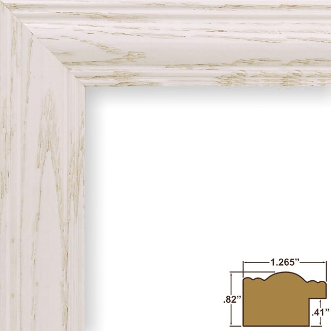 Craig Frames 14x22 White Picture Frame, Wall Decor for Art and Photos | A lightweight, shatter resistant acrylic front, made in the USA for a gallery display