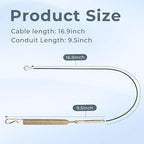 06900438 Upper Traction Auger Cable Replacement for Ariens Classic 24 E,Compact 20 24,SNO-Tek 24 120V 28 120V,ST24LE Snow Blower,Drive Cable Fit for Ariens Snow Blower Parts