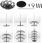 Coffee Pod Carousel Holder,Compatible with K-Cups Organizer Compatible with 36 Cup Pods,Spins 360-Degrees
