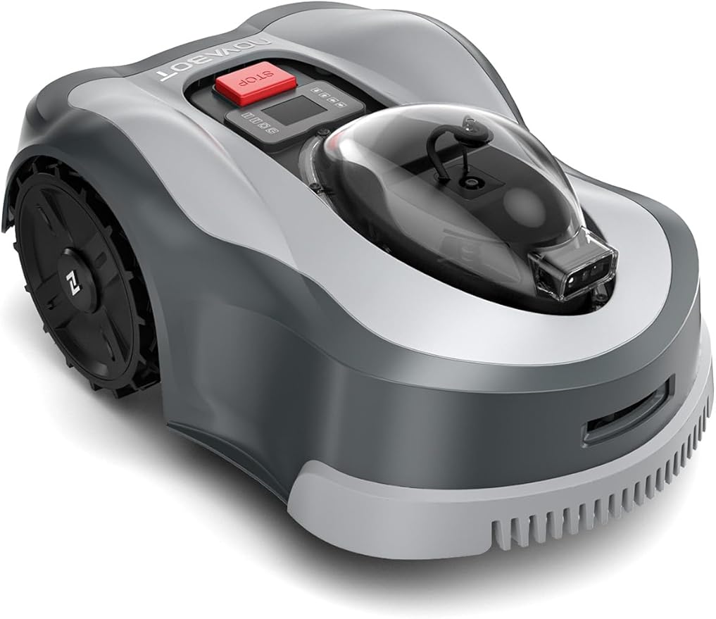 Robot Lawn Mower N2000 Perimeter Wire Free RTK,TOF,Vision Robotic Lawnmower 1.5 Acres,AI Assisted Mapping,Virtual Boundary,Multi Zone Management,APP Control,Cut Height 0.8"-3.5",Anti-Theft