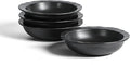 Stone Lain Oasis 4-Piece Pasta Bowl Set Stoneware, Black