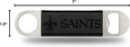 Rico Industries NFL Laser Engraved Bar Blade Faux Leather Laser Engraved Bar Blade - Great Beverage Accessory for Game Day