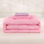 Wowelife Pink Bedding Set Twin Comforter Set for Girls 5 Pieces Glitter Galaxy Comforter Set Purple Rainbow Twin Bedding Set with Sheets Comfortable and Breathable for Kids