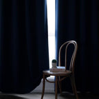 Blackout Curtains 72 Inch Length for Bedroom, Thermal Insulated Blackout Curtains 2 Panels Set, Solid Grommet Privacy Room Darkening Drapes for Living Room Windows(W52 x L72, Navy Blue)