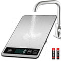 Food Scale, 22lb/10kg Digital Kitchen Scale Weight Grams and Ounces with 0.1oz/1g Precision, 6 Units and Tare Key Design, LCD Display & Stainless Steel Panel for Baking, Cooking, Postage