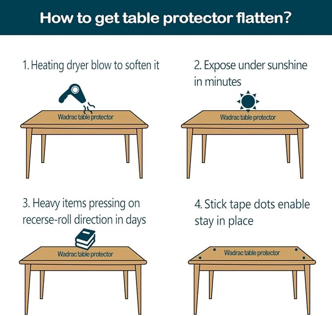 24x66 Office Desk Blotter Mat Clear Plastic Table Protector Cover Pad PVC Transparent Topper Surface Pro ection Mat Pad Anti Scratch Table Mat Glass Dinner End Table Protector Waterproof Easy Clean