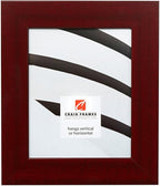 Craig Frames 20x20 Red Mahogany Picture Frame for Posters and Gallery Wall | Lightweight shatter resistant acrylic facing with a rigid backing board, made in the USA