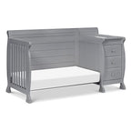 DaVinci Kalani 4-in-1 Convertibe Crib and Changer Combo in Gray