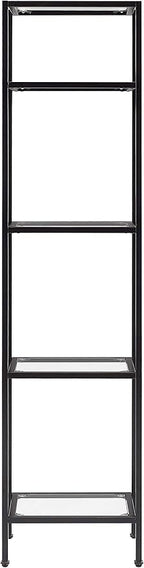 Crosley Furniture Aimee Narrow Etagere Bookcase, Oil-Rubbed Bronze