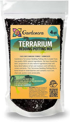Enhance Your Terrarium's Beauty with Gardenera Terrarium Bedding - Specially Formulated for Ferns and African Violets - 4 QUARTS