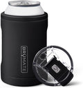 BrüMate Hopsulator Duo 2-in-1 Can Cooler Insulated for Cans + 100% Leak Proof Tumbler with Lid | Can Insulated for Hard Seltzer, Beer, Soda and Energy Drinks