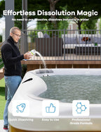 32 Oz Shock Oxidizer for Hot Tubs, Spa Chlorine-Free Shock Oxidizer, Suitable for All Spa & Hot Tubs Types