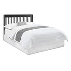 Delta Children Brooks 6-in-1 Convertible Crib, Midnight Grey + Simmons Kids Quiet Nights Breathable Crib Mattress with Removable/Machine Washable Cover (Bundle)