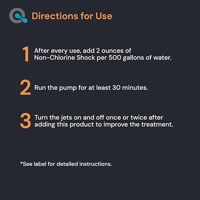 Aquadoc Non-Chlorine Spa Shock for Hot Tub - Chlorine Free Treatment & Enhanced Shock to Assist Bromine - Suitable Oxidizer - 5lbs