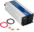 1200W Pure Sine Wave Power Inverter DC 36V to AC 110V/120V, 2400W Peak, Car/Truck Power Converter for Solar, Home, Vehicle & Rechargeable Devices with LED Display