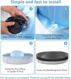 7ft Pool Pillows for Above Ground Pools, Heavy Duty Swimming Pool Air Pillow 0.3mm Thickened Pool Closing Winter Kit Pool Cover Float Balloon with String Repair Tape for Winterizing Ice Equalizer