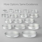 Restaurantware Aluminum Straight-Sided Cake Pan - Pack of 1 - Met Lux 6 x 2 Inches Round Baking Tin, Greaseproof, Even-Heating, Freezable - Anodized Aluminum Round Cake Pan Ideal For Baking