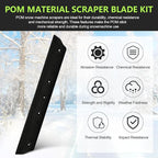 Snow Blower Scraper Bar ASS2100 Replacement for EGO 21-Inch Snow Blower Replacement Parts, Snow Blower Attachment Compatible with EGO SNT2100/SNT2112/SNT2110/SNT2103 21" Snow Blowers