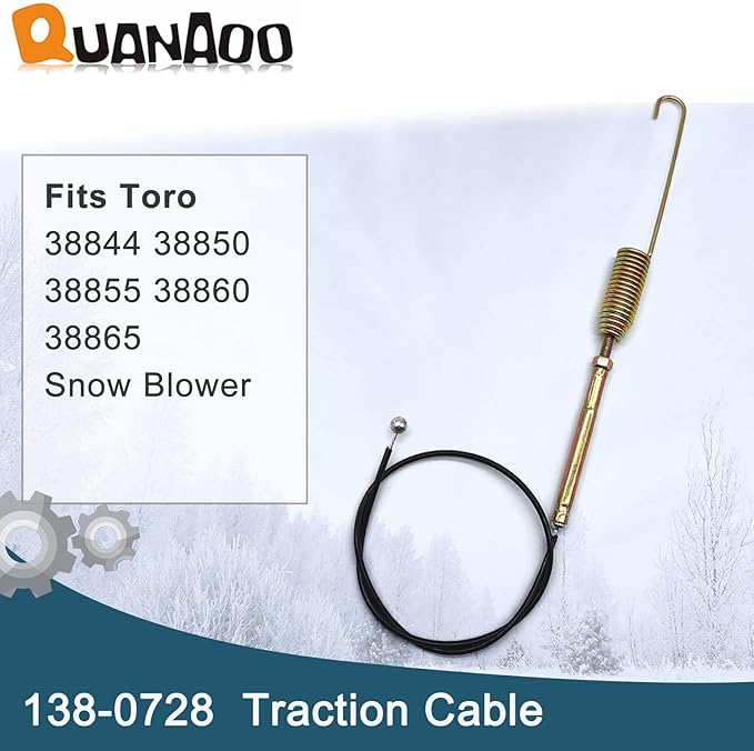 Traction Cable 138-0728 for Toro Ariens fits Toro 38844 38850 38855 38860 38865 Snowthrower Replace 145-0718 161-0976