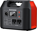 EnginStar Portable Power Station 300W 296Wh Battery Bank with 110V Pure Sine Wave AC Outlet for Outdoors Camping Hunting and Emergency, 80000mAh Backup Battery Power Supply for CPAP