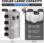 Canopy Water Bag, 220 LBS Set of 4 Leg Weights for Pop Up Canopy, Gazebo, Tent - 4 * 25L Gray