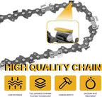 18 Inch Chainsaw Bar and Chain Combo, .325" Pitch, 063" Gauge, 74 Drive Links Fits Stihl MS271 Farm Boss, MS291, MS311 and More (1 Bar + 3 Chains)