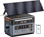 OSCAL 2400W Power Station with 200W Solar Panel, 1872Wh Solar Generator with 4 AC Outlets (5000W Peak), Fast Charging, APP Control Battery Backup for Home, Camping & RVs (Optional Expansion Battery)
