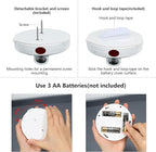 Cordless Spotlight Battery Powered, LED Accent Lighting with Remote and Timer, Display Puck Lights, Stick Uplight for Tree Portrait Gallery Picture Dartboard Painting Art Photo Plant