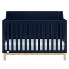 GAP babyGap Oxford 6-in-1 Convertible Crib - Greenguard Gold Certified, Navy/Natural, 1 Unit