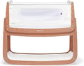 SnuzPod4, Bassinet Bedside Sleeper - Safe and Comfortable Baby Crib and Bed, 3D Breathable Mattress, Fits Bed with Adjustable Max. Height of 28.5”, Machine Washable Mesh Liner (Natural)