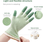 Natural Latex Cleaning Gloves, 3 Pairs | Reusable, Kitchen Gloves, Dishwashing, Household Cleaning
