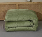 Wellboo Sage Green Velvet Comforter Sets Queen Light Green Fluffy Bedding Solid Color Flannel Quilt Women Men Grass Green Comforters Micromink Sherpa Fuzzy Warm Bed Girls Boys Dorm Plush Bedding Soft