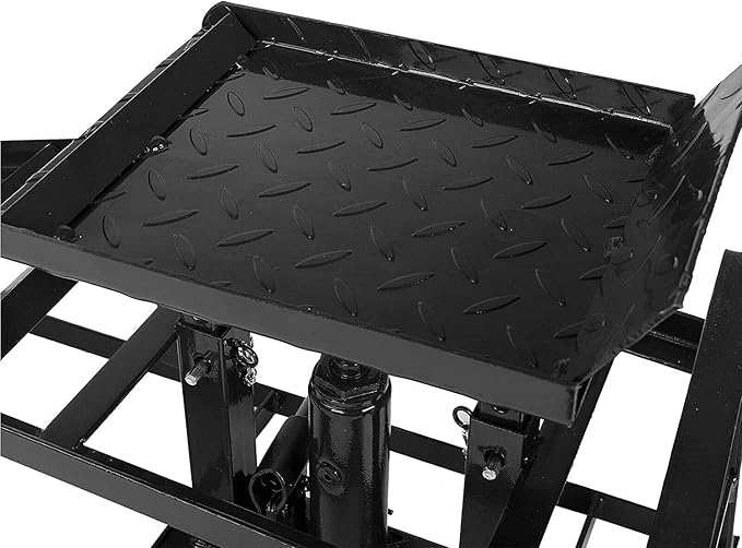 BLVD-LPF OBEY YOUR LUXURY 2 Pack Hydraulic Car Ramps 10000lbs 5T 11000lbs Low Profile Car Lift Service Ramps Truck Trailer Garage, Height Hydraulic Vehicle Ramps (Black)