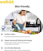 LANON wahoo Skin-Friendly Cleaning Gloves, Dishwashing Kitchen Gloves with Cotton Flocked Liner, Reusable, Non-Slip, Surf Spray, Medium