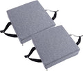 Square Cushion Set of 2 for Bar Stool 14x14/15*15/12*12 Seat With Ties - Thickened 5/8cm Dining Pads for Home Kitchen ( Color : 2#