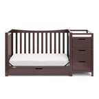 Graco Remi 4-In-1 Convertible Crib & Changer With Drawer (Espresso) – GREENGUARD Gold Certified, Crib And Changing-Table Combo, Includes Changing Pad, Converts To Toddler Bed, Full-Size Bed